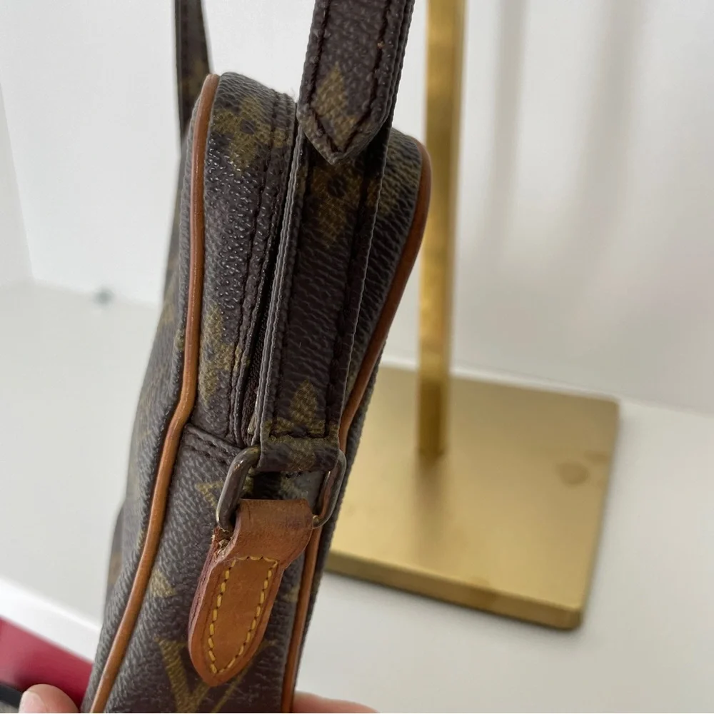 authentic with COA louis vuitton monogram mini danube crossbody bag - Picture 5 of 14